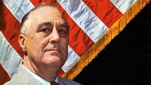 Image for 3. 32nd President of the United States of America from 1933-1945. He led USA through the times of the second world war